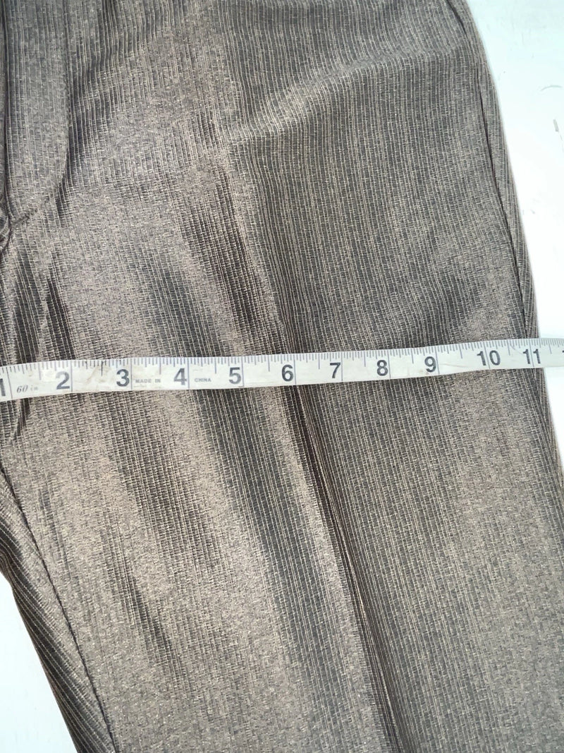 New Vintage Brown Circle S Polyester Pants #CS2391 VV-29