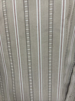 New Men’s H Bar C Brown Stripe long Sleeve Pearl Snap 15.5 Medium T-74