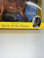 New In Box Breyer Chesnut Mountain Trail Champion Checkers. #1831 R-8