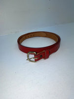 New Red Genuine Leather Wright 32” Belt #10492 Z-40
