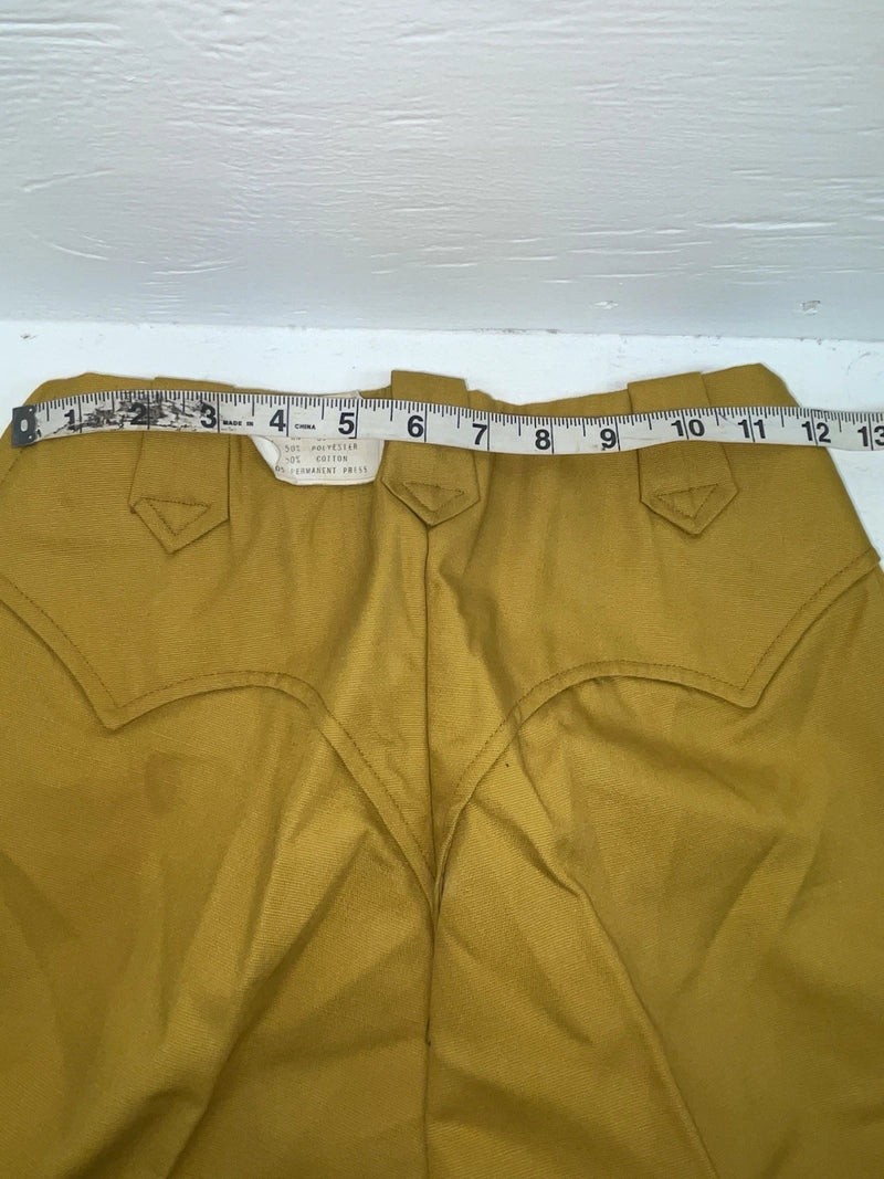 New Vintage Yellow Polyester Pants #555 SS-95