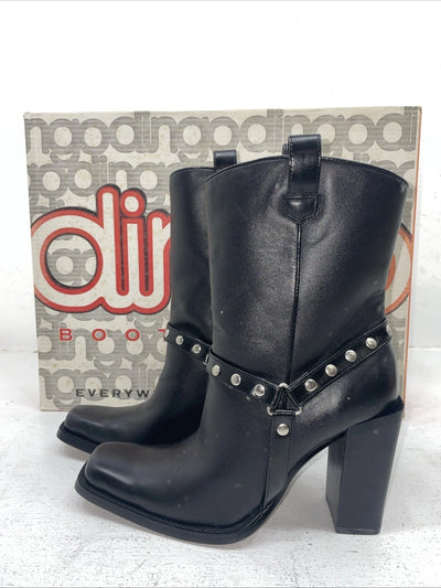 New Women’s Black Dingo Cowboy Boots. D 102270 7.5 7 1/2 M. 17-21