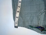 New Vintage Green Plaid Panhandle Slim Polyester Pants #1218 NN-152