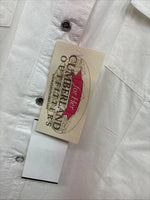 New Women’s Cumberland White Gen Long Sleeve Pearl Snap 1XL GG-88
