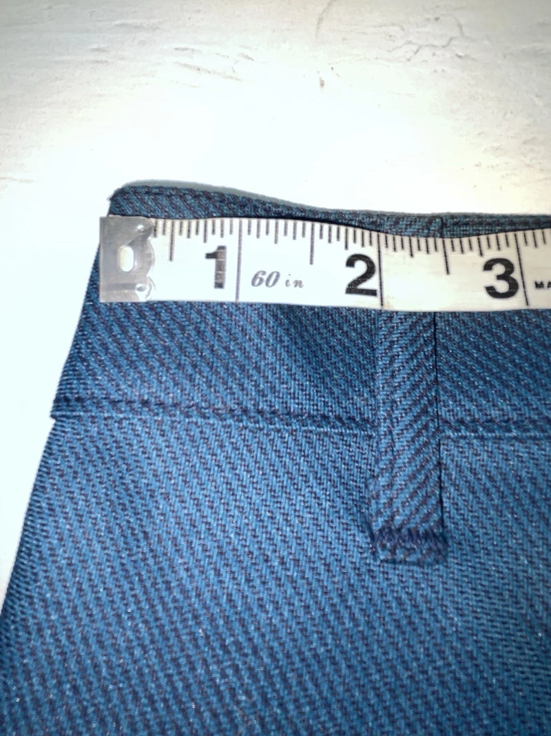 New Vintage Blue Miller Polyester Pants #2624 3A-94