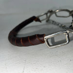 New Combo Bit Leather Nose Band #918 LLL-9