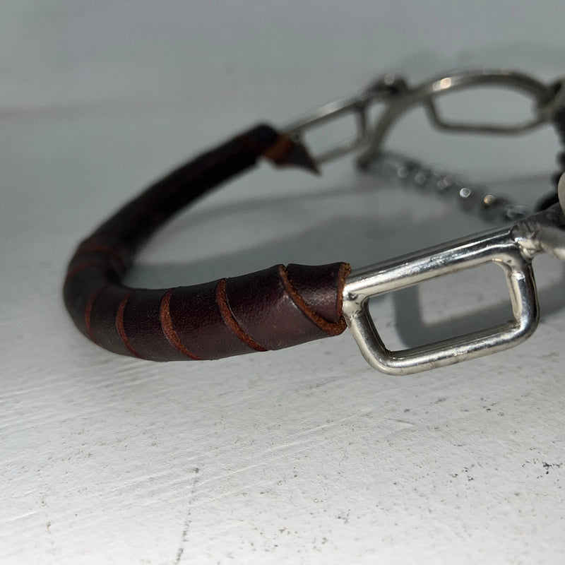 New Combo Bit Leather Nose Band #918 LLL-9