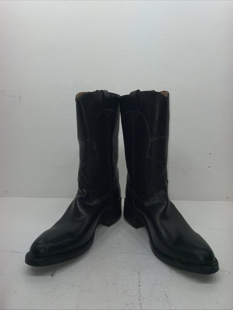 New Men’s Black Texas Brand Cowboy Boots. 8300 10 D. 6-41