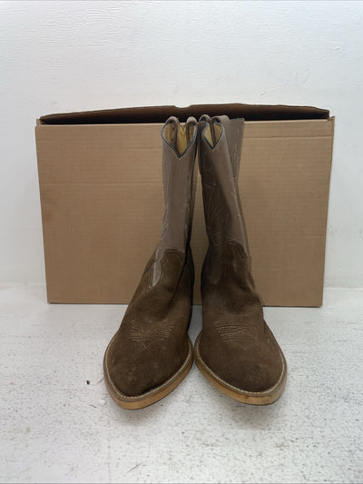 New Men’s Brown Acme Cowboy Boots. 7522 9 D. 3-37