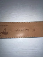 New Tan Genuine Leather Nocona Stitched 42” Belt #16108130 JJ-92