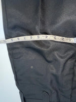 New Vintage Black Circle S Polyester Pants #CP4793 OO-99
