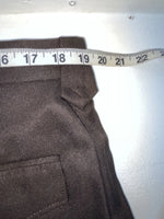 New Vintage Brown Circle S Polyester Pants #CP4793 3B-11