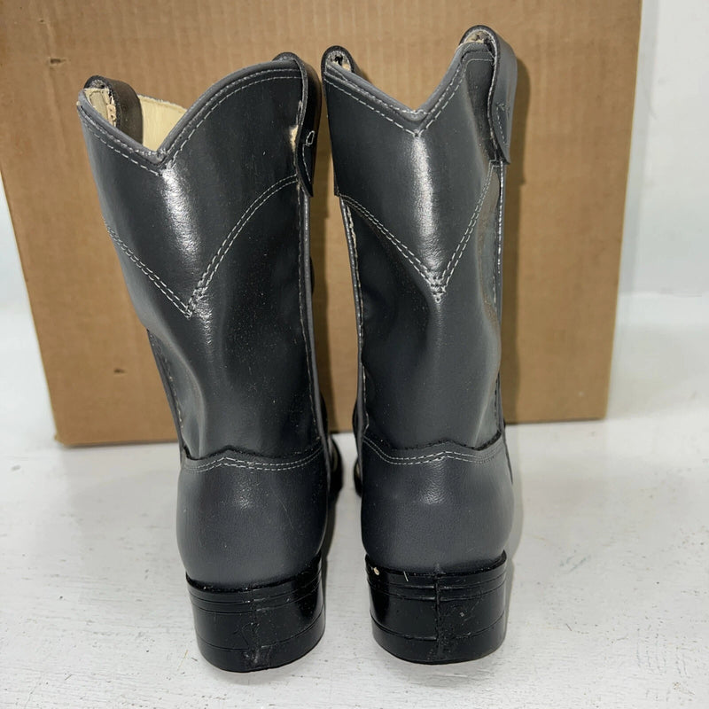 New Children’s Gray Bronco Cowboy Boots. S200 11 D. 24-75