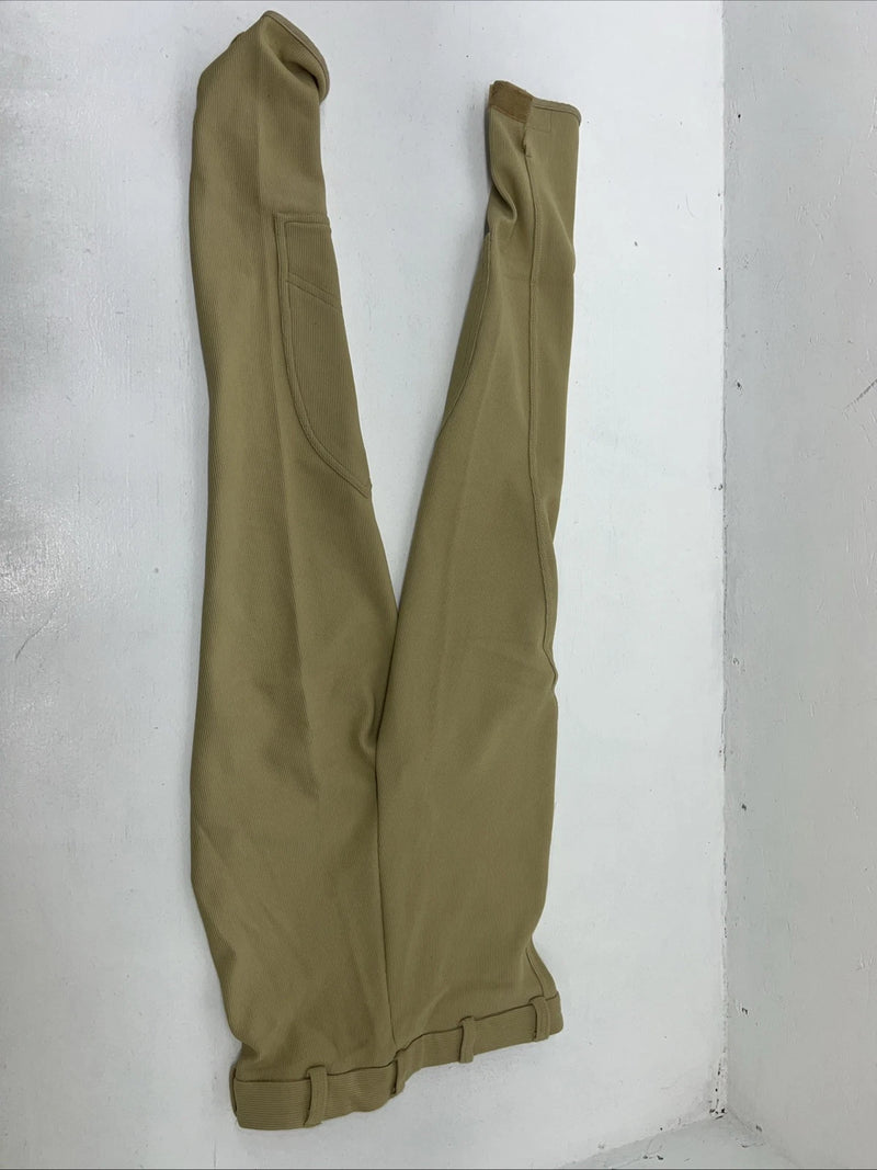 New Women’s Tan ABETTA English Riding Pants. 26-L  A-166