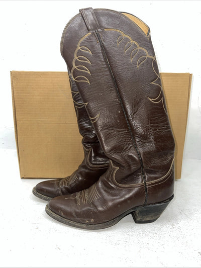 New Women’s Brown Tony Lama Cowboy Boots. 6423 6.5 6 1/2 B. 17-50