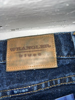 New Men’s Wrangler Blues Relaxed Fit Dress Easy Denim Jeans. 24x32 I-22