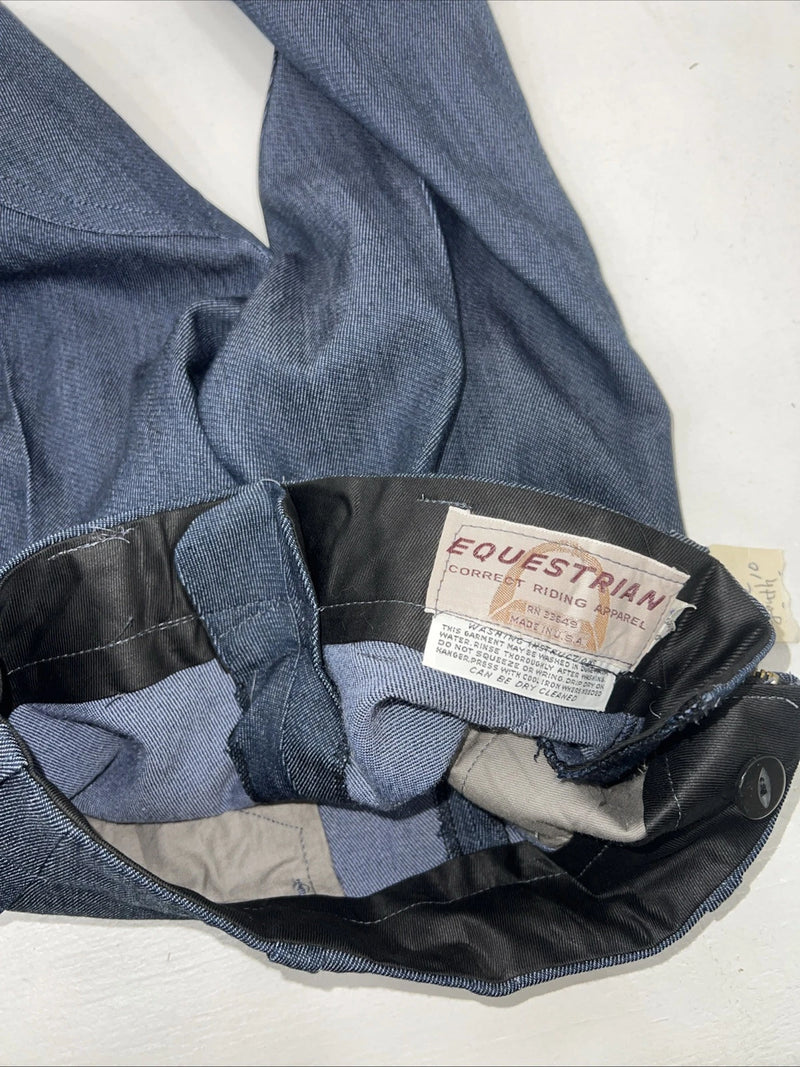 New Children’s Blue Equestrian English Riding Pants. 10 #C583 A-144