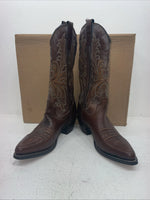 New Men’s Brown Texas Brand Cowboy Boots. 6204 9.5 9 1/2 D. 6-104