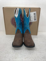 New Kids Blue Nocona Cowboy Boots. N K 5050 4.5 4 1/2 D. 23-119