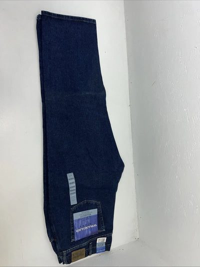 New Men’s Wrangler Blues Dress Easy Relaxed Fit Denim Jeans. 20x32 J-3