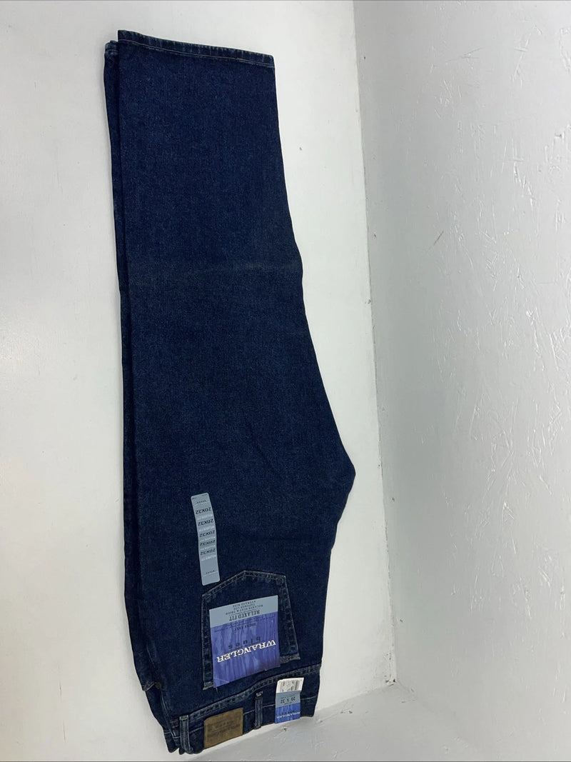 New Men’s Wrangler Blues Dress Easy Relaxed Fit Denim Jeans. 20x32 J-3