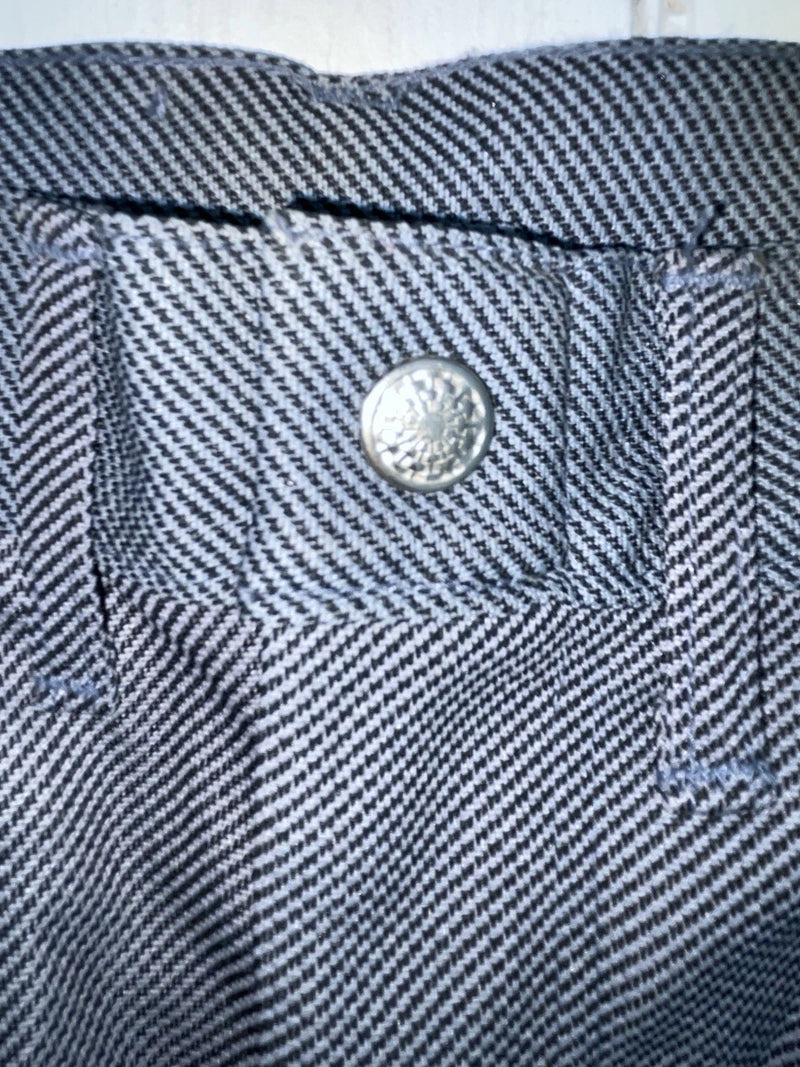 New Vintage Gray Speckled Polyester Pants #2624 SS-75