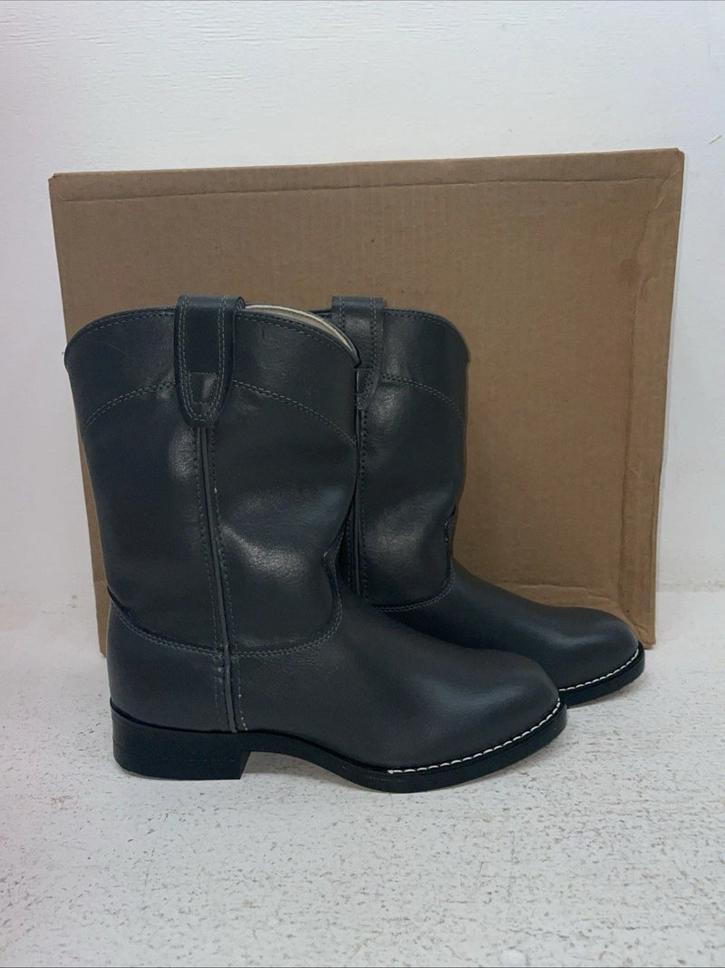 New Children’s Gray Texas Brand Cowboy Boots. 3205 4.5 4 1/2 D. 2-83