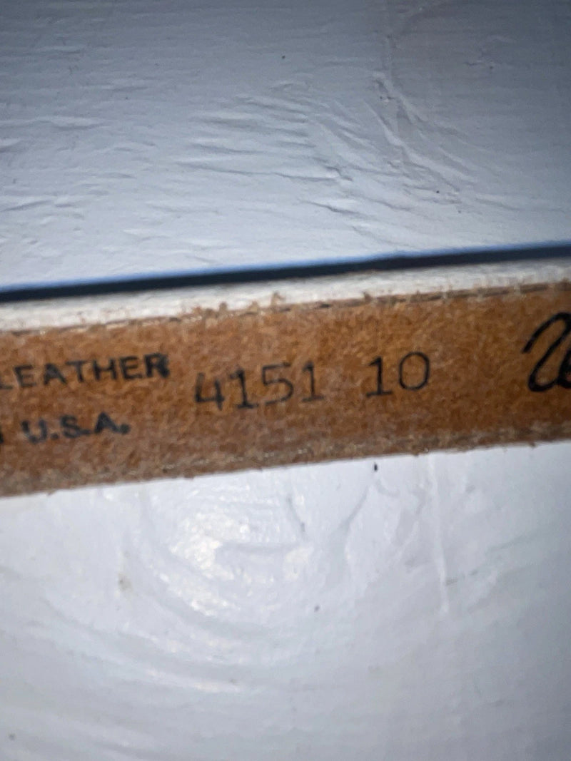 New White Genuine Leather Wrangler Tooled 28” Belt #4151 Z-135