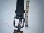 New Black Genuine leather Badger Tooled 50” Belt #B1551XL NN-96