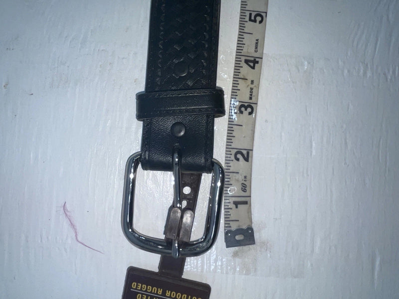 New Black Genuine leather Badger Tooled 50” Belt #B1551XL NN-96