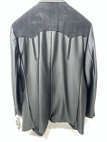 New Men’s Circle S Black Suit Jacket 56L #24244 BB-602