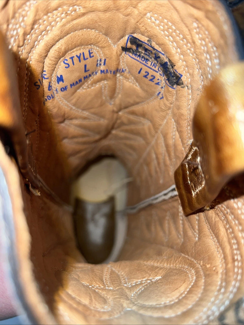 New Women’s Brown Texas Brand Cowboy Boots. L81 6 M. 20-118