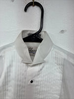 New Kids Classix White Long Sleeve Button Up English Shirt Size BS TT-27