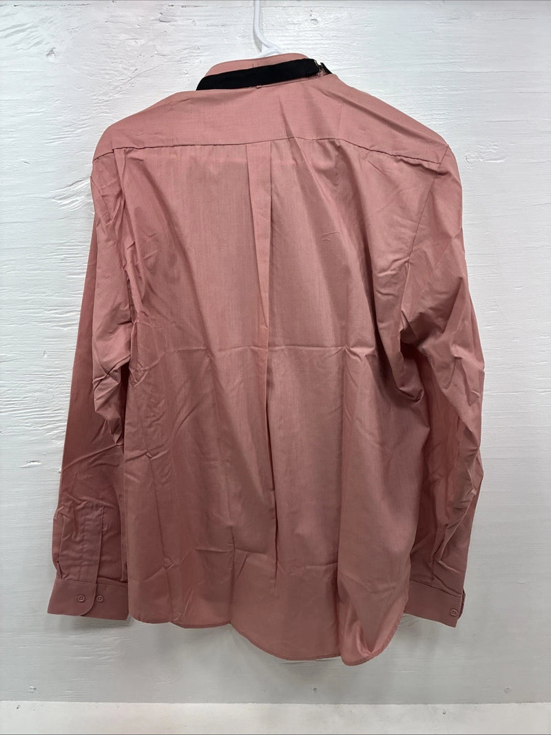 New Wayne Scott Red Long Sleeve Button Up English Shirt XL X-79