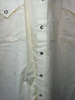 New Men’s Yellow Eagles ELY Pearl Snap Long Sleeve Shirt Small I-26