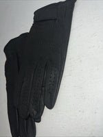 New Black Leather Tuff Mate Riding And Show Gloves Men’s Large Q-506
