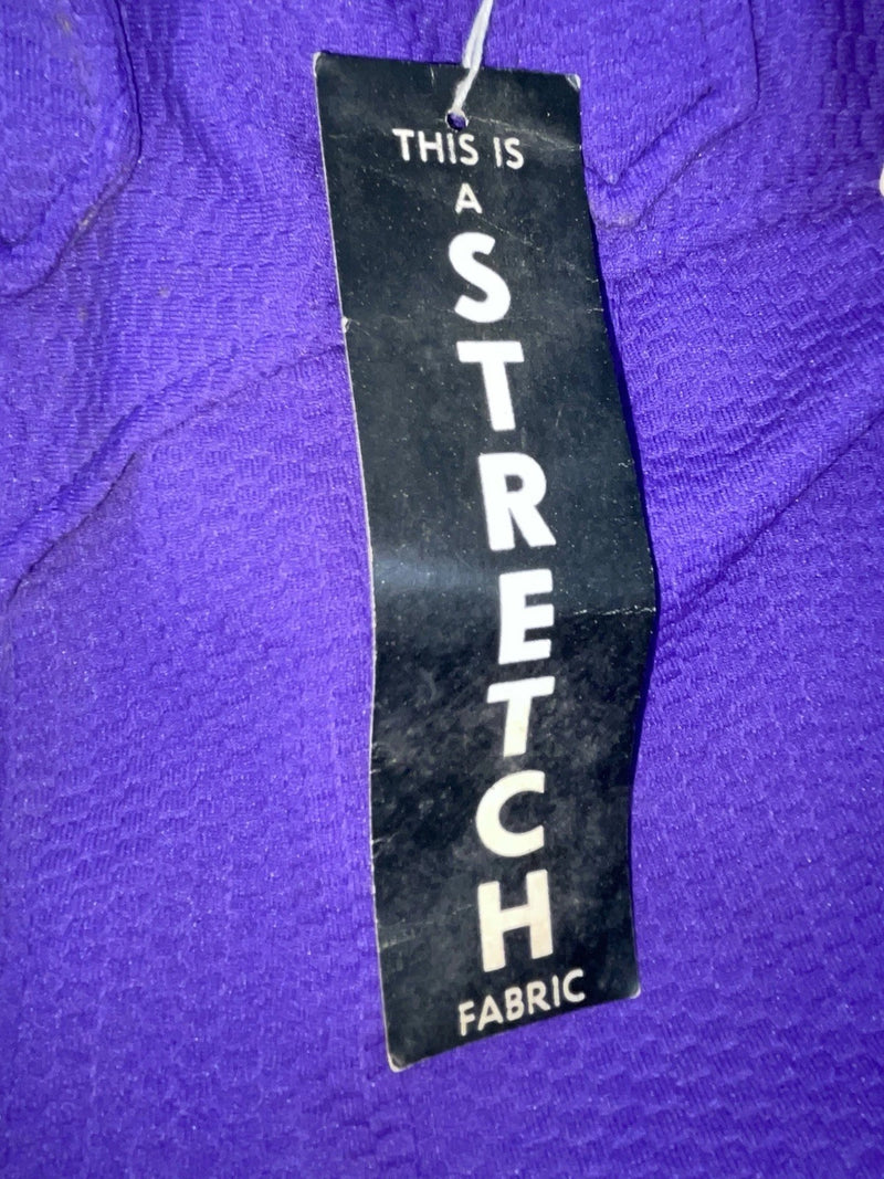 New Vintage Purple Panhandle Slim Polyester Pants #1075 VV-98
