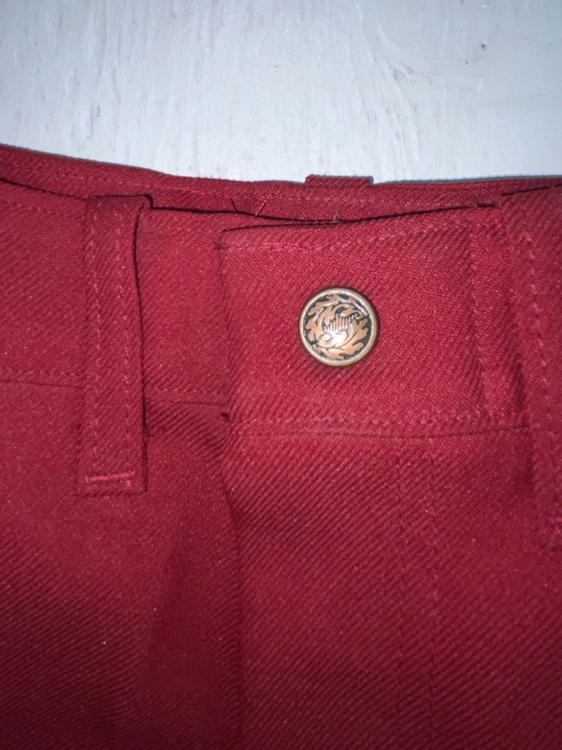 New Vintage Red Dickson Jenkins Polyester Pants #9928 3A-43