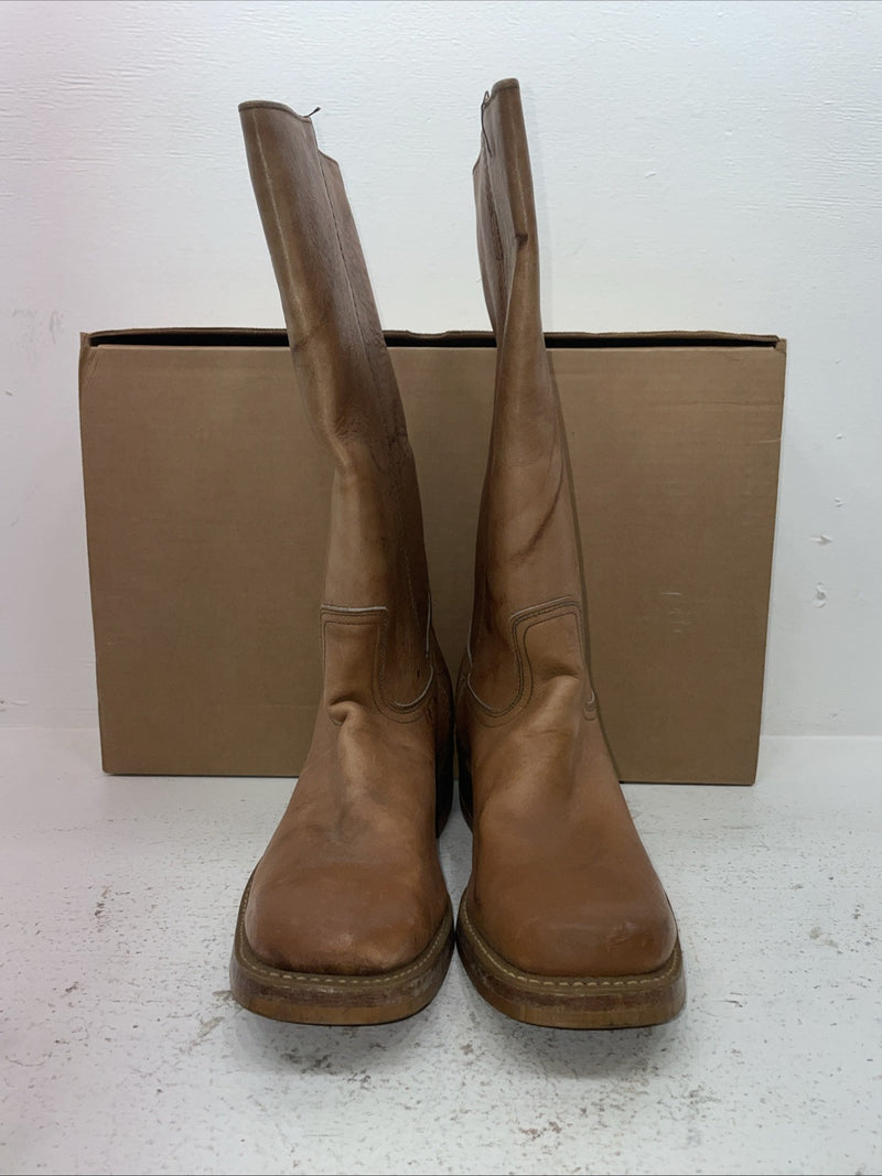 New Men’s Brown Bronco Cowboy Boots. M 48 10.5 10 1/2 D. 7-95