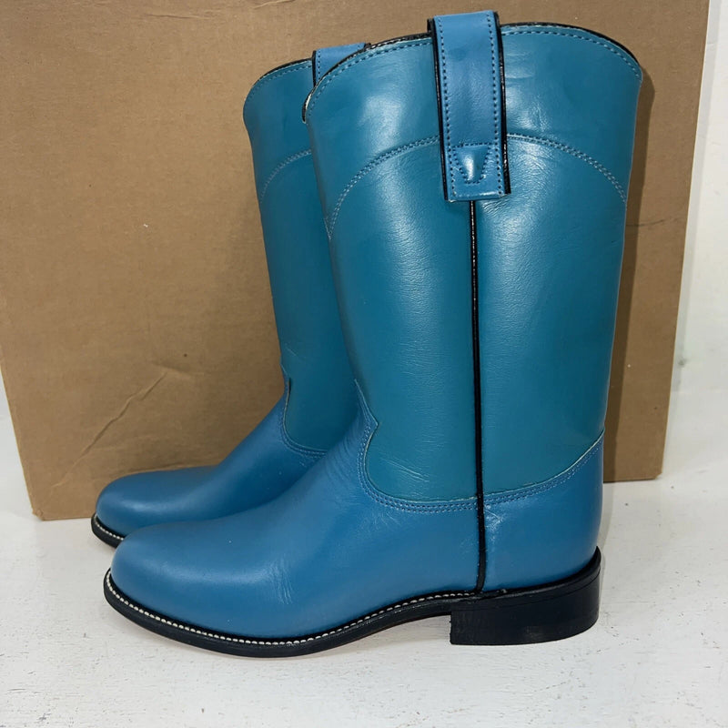 New Women’s Blue Texas Brand Cowboy Boots. 4438 5.5 5 1/2 M. 20-44