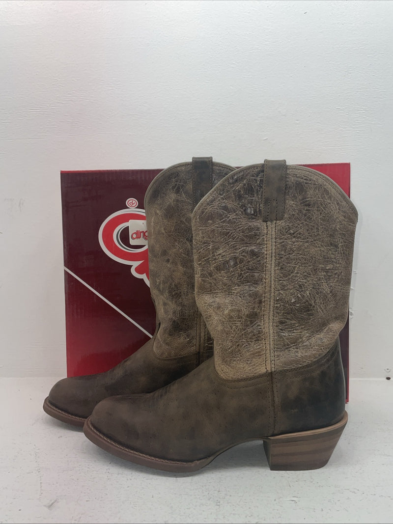 New Men’s Brown Dingo Cowboy Boots. 5771 9.5 9 1/2 E W. 6-109