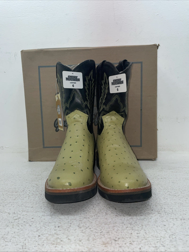 New Youth Green Smoky Mountain Cowboy Boots. 3027 6. 2-123