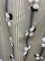 New Men’s ELY Plains Yellow Black Floral Long Sleeve Pearl Snap 15.5 Medium T-14