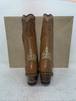 New Youth Brown Texas Brand Cowboy Boots. L 192 5 M. 2-127