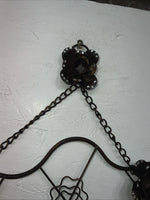 New Western Moments Bronze Hanging Rose Picture Rack #94490 3C-29