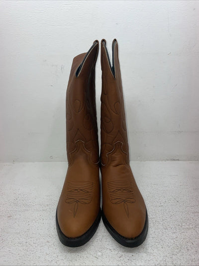 New Men’s Brown Acme Cowboy Boots. 9032 8 E W. 1-109