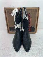 New Youth Black With Fur Laredo Cowboy Boots. 66964 5 M. 2-88