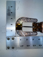 New Cheetah Print Genuine Leather Nocona Bling S Belt #N1330999 Z-98 