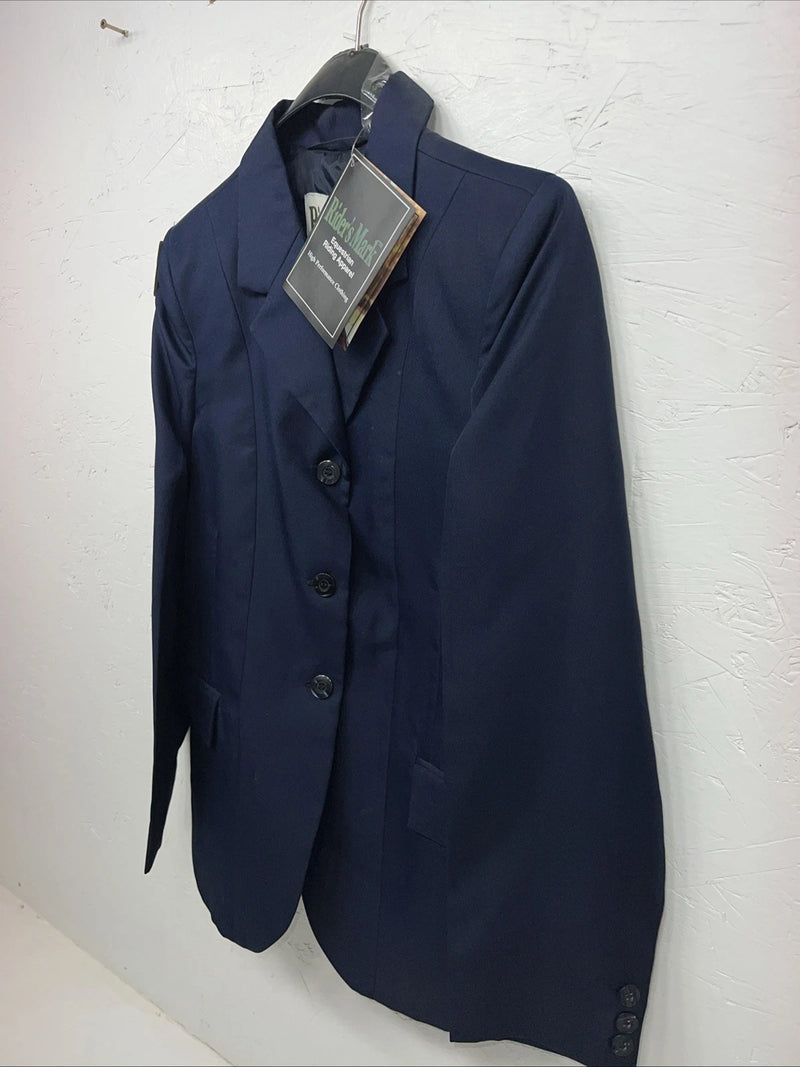 New Women’s Riders Mark Blue Riding Coat 12 Long #23-37000 II-607