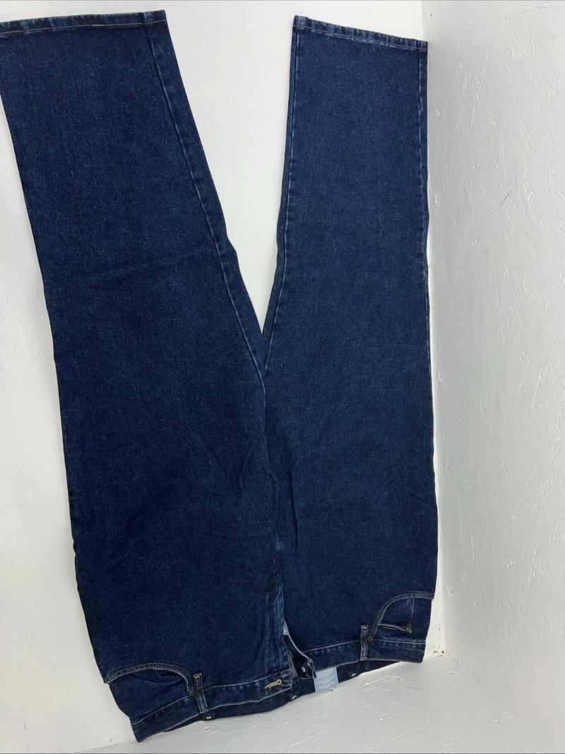 New Men’s Wrangler Blues Dress Easy Relaxed Fit Denim Jeans. 20x32 J-3
